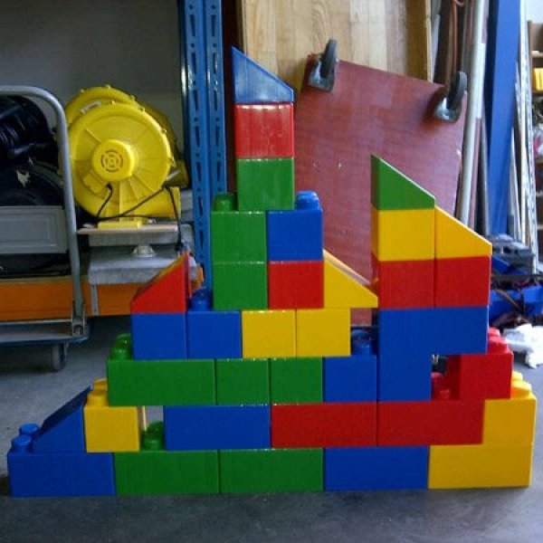 Reuze Lego blokken