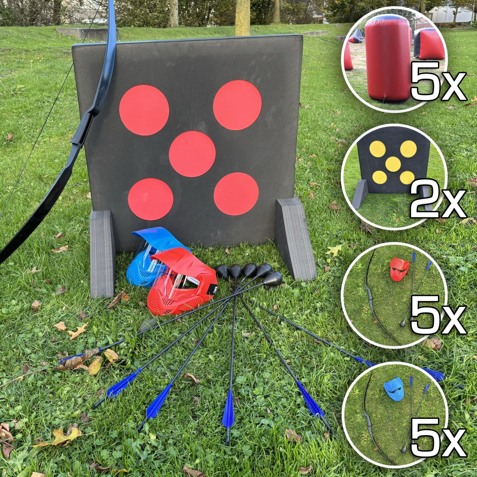 Archery Tag set 10 personen