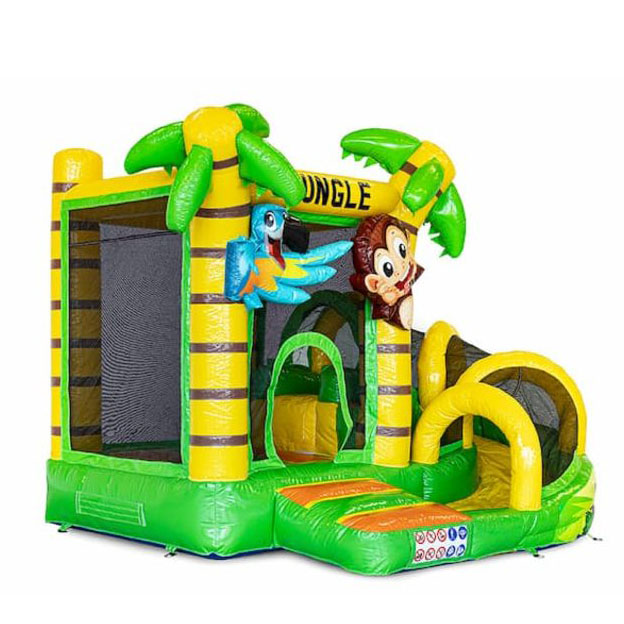 Multifun springkussen jungle 3×3,5