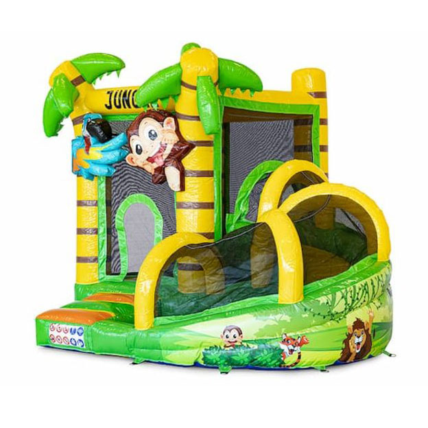 Multifun springkussen jungle 3×3,5