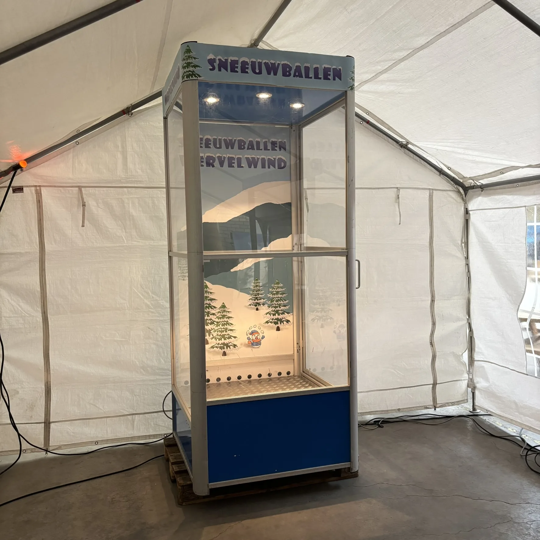 Sneeuwballen wervelwind