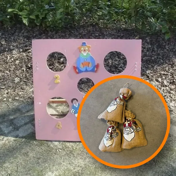 Sinterklaas zakjes gooien