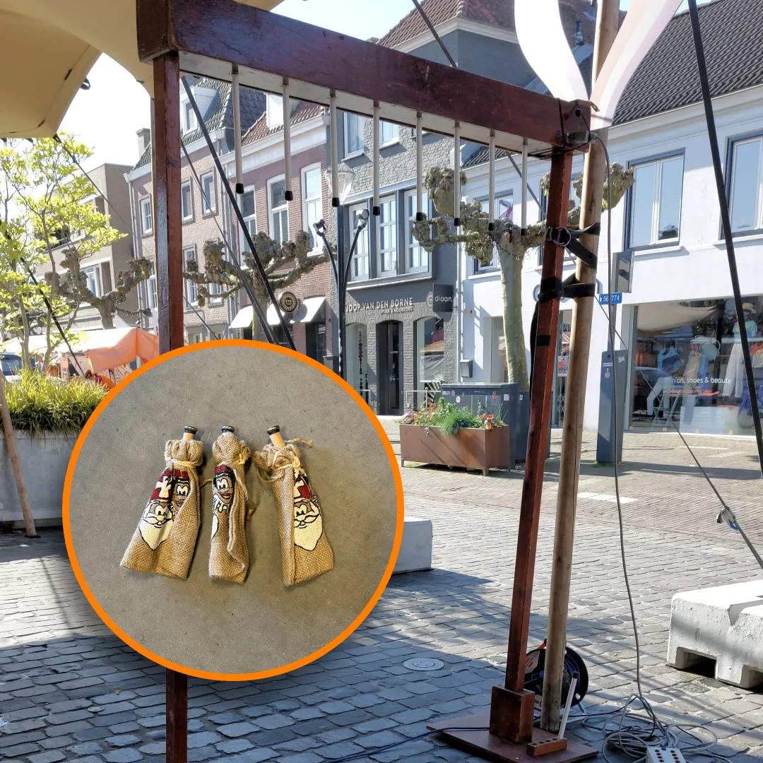 Sinterklaas zakjes vangen (elektrisch)